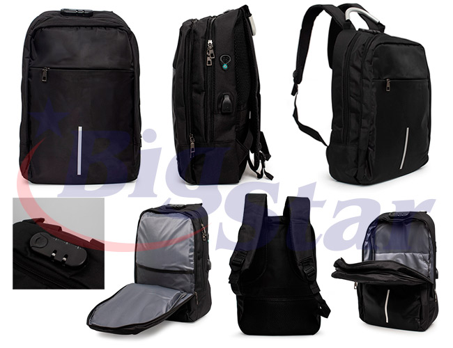 Mochila Anti-Furto BIG 3161 B